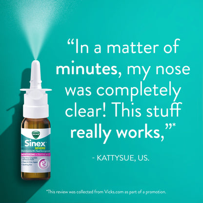 Vicks Sinex™ Severe Nasal Decongestant Moisturizing Spray