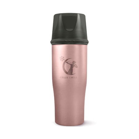 Ceres Chill Co CC-1-DEMI-S-RG Chill OG Stainless Steel Breast Milk Chiller Container, Rose Gold