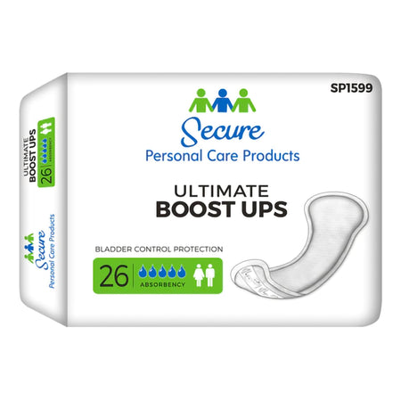 Secure Personal Care SP1599 TotalDry Ultimate Boost Ups Absorbency Incontinence Booster
