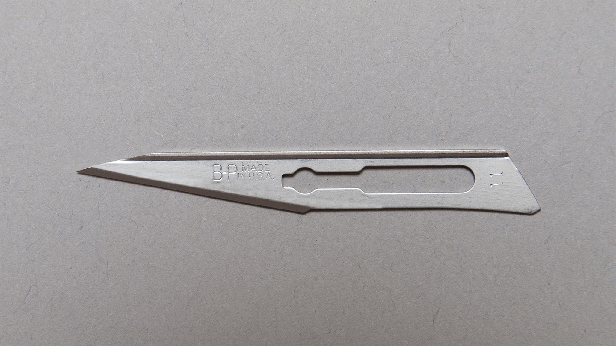 Surgical Blade Bard-Parker® SafetyLock™ Rib-Back® Carbon Steel No. 11 ...