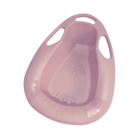 Medegen H113-10 Stackable Bedpan with Handles, Dusty Rose, 2 Quart