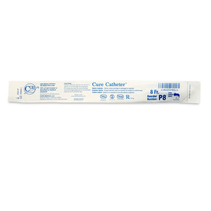 Cure Catheter™ Urethral Catheter, 8 Fr., Unisex, Straight