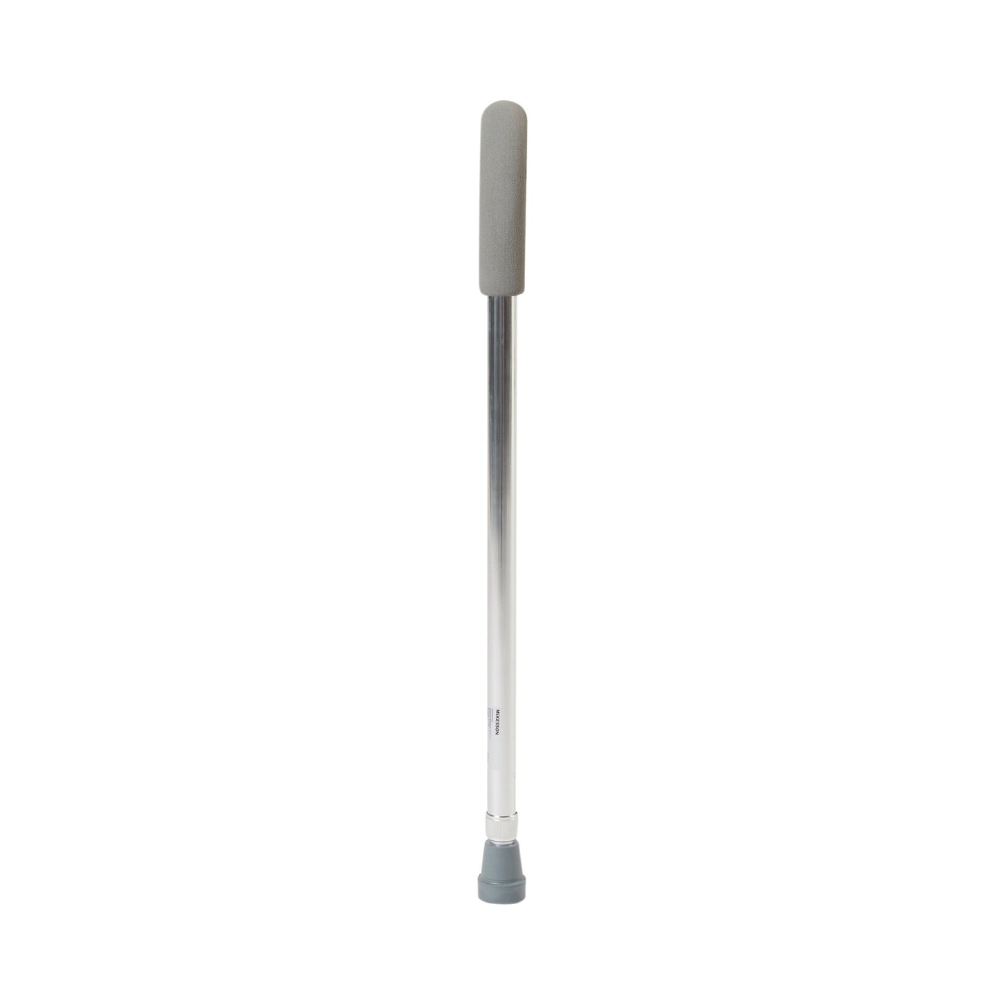McKesson Round Handle Cane, Aluminum, Height Adjustable, Foam Grip