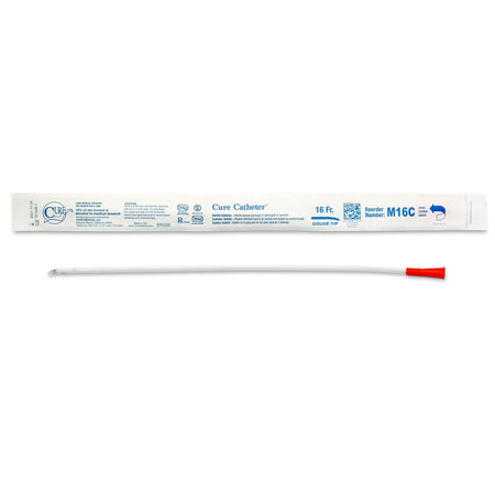 ConvaTec M16C Cure Catheter Male Intermittent Catheter, 16 Fr., Coude