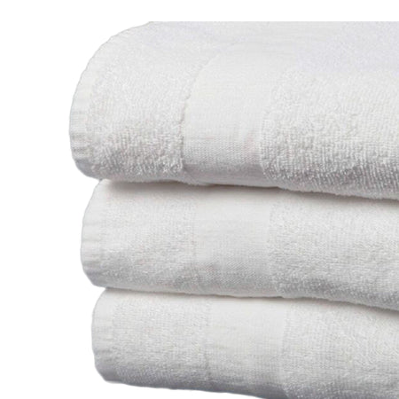 White Bath Towel, 22 x 44 Inch
