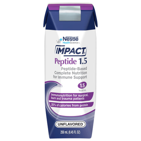 Nestle Healthcare Nutrition 773736 Impact Peptide 1.5 Ready to Use Tube Feeding Formula, 8.45 oz. Carton