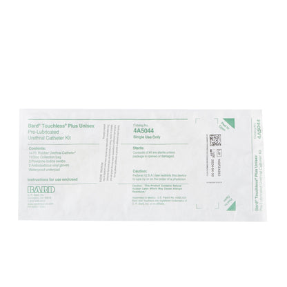 Touchless® Plus Intermittent Catheter Kit, 14 Fr., Latex