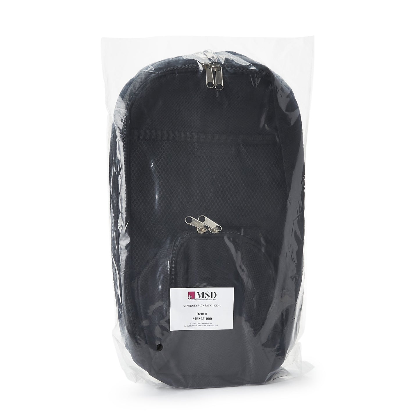 McKesson Feeding Pump Backpack for Two 1000-mL Bags, Kangaroo™ Dual Flush System