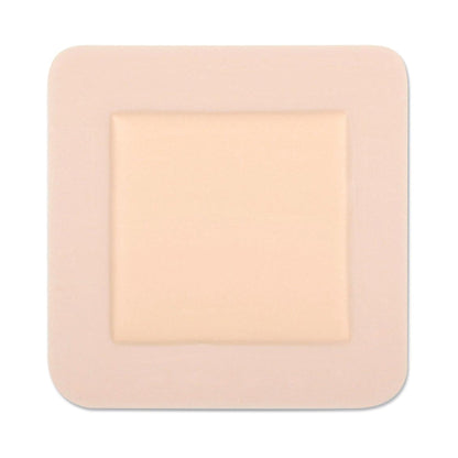 Optifoam® Adhesive with Border Foam Dressing, 4½ x 4½ Inch