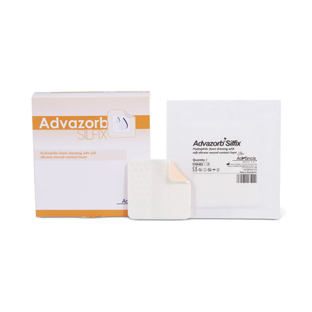Mediusa CR4178 Advazorb Silfix Nonadhesive without Border Silicone Foam Dressing