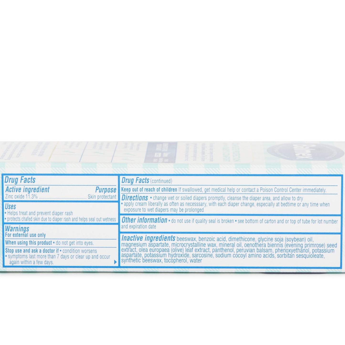 Balmex® Zinc Oxide Complete Diaper Rash Cream, 4-ounce tube