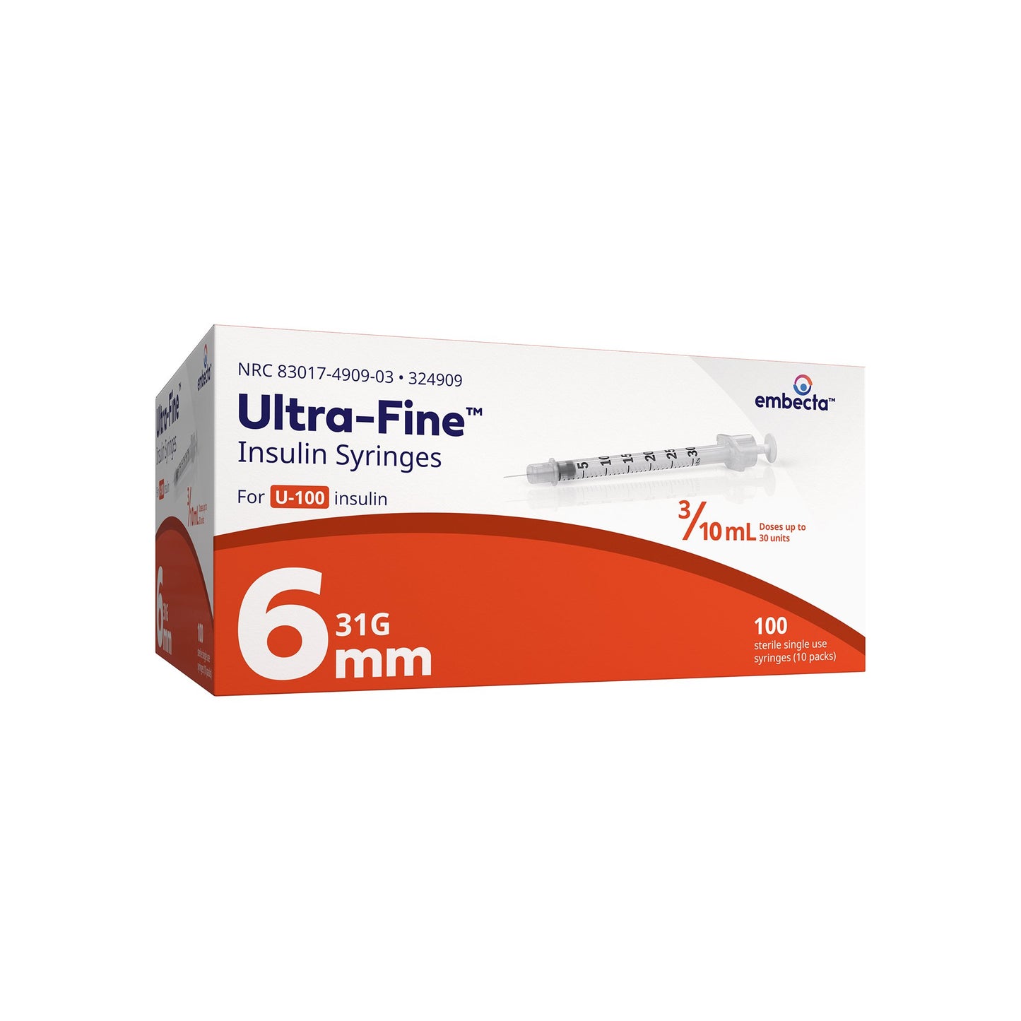 Ultra-Fine™ Insulin Syringe with Needle