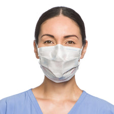 Halyard Procedure Mask, Pleated, One Size Fits Most, Yellow, nonsterile