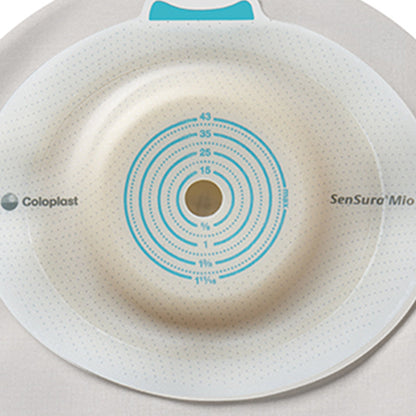 SenSura® Mio High Output 1-Piece Transparent Ostomy Pouch, 10 – 43 mm Stomas