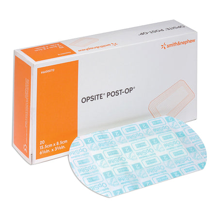 Smith & Nephew 66000712 OpSite Post Op Transparent Film Dressing with Pad
