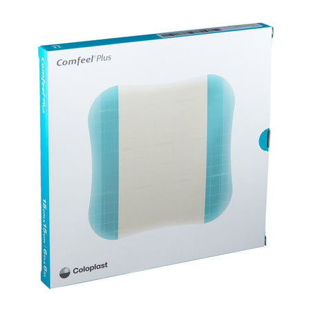 Coloplast 33110 Comfeel Plus Ulcer Hydrocolloid Dressing, 4 x 4 Inch
