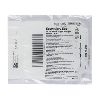 ICU Medical Secondary Administration Set