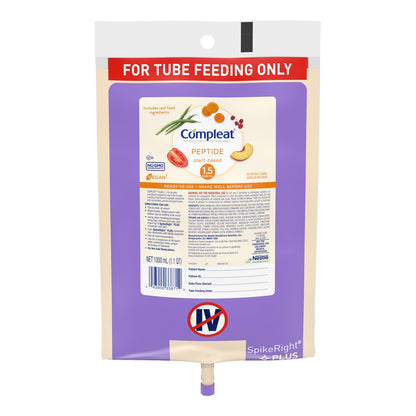 Compleat® Peptide Plant-Based 1.5 Tube Feeding Formula, 1000 mL