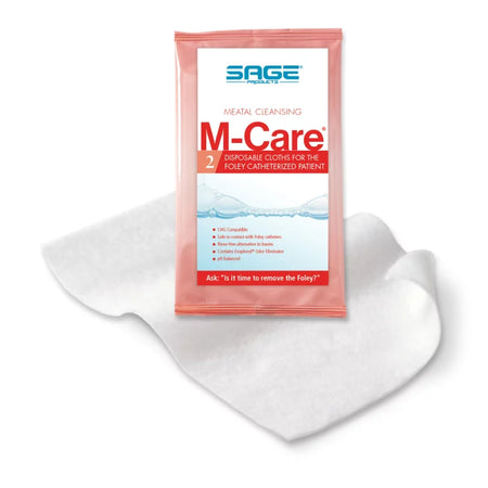Sage 7953 M-Care Meatal Personal Wipe, 5-1/2 x 8 Inch