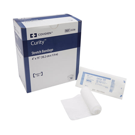 Cardinal 2236 Curity Sterile Conforming Bandage, 4 x 75 Inch, 1-Ply