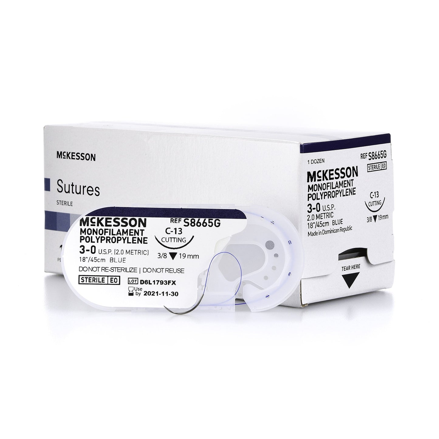 McKesson Suture with C-13 Needle