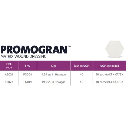 Promogran™ Matrix Collagen Dressing, 123 square centimeters