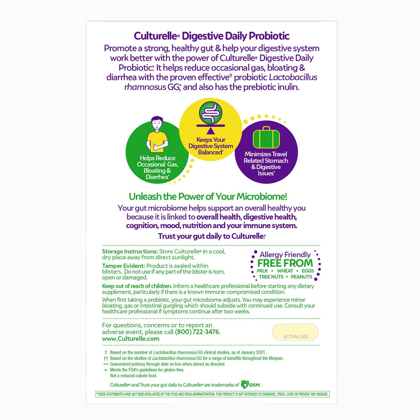 Culturelle® Digestive Daily Probiotic Capsules