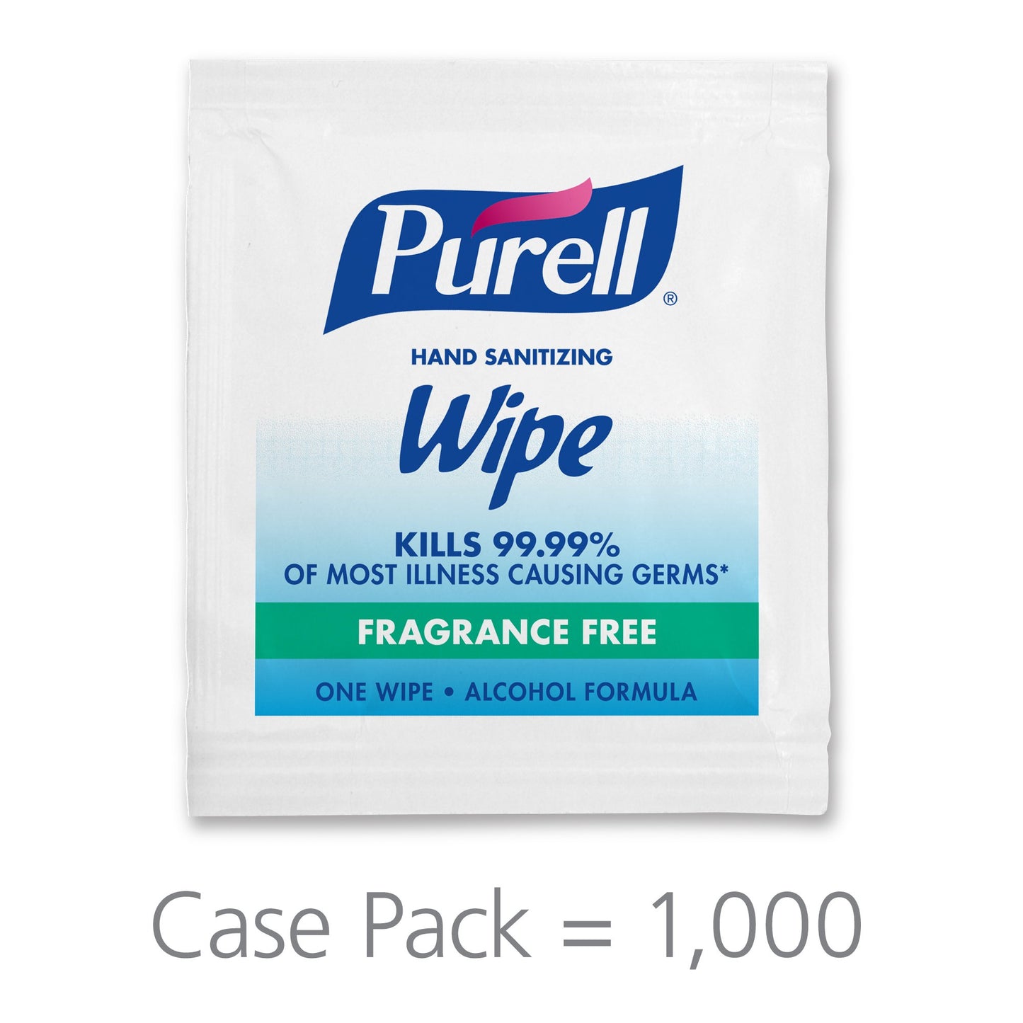 Purell Hand Sanitizing Wipe, Ethyl Alcohol, Individual Packet