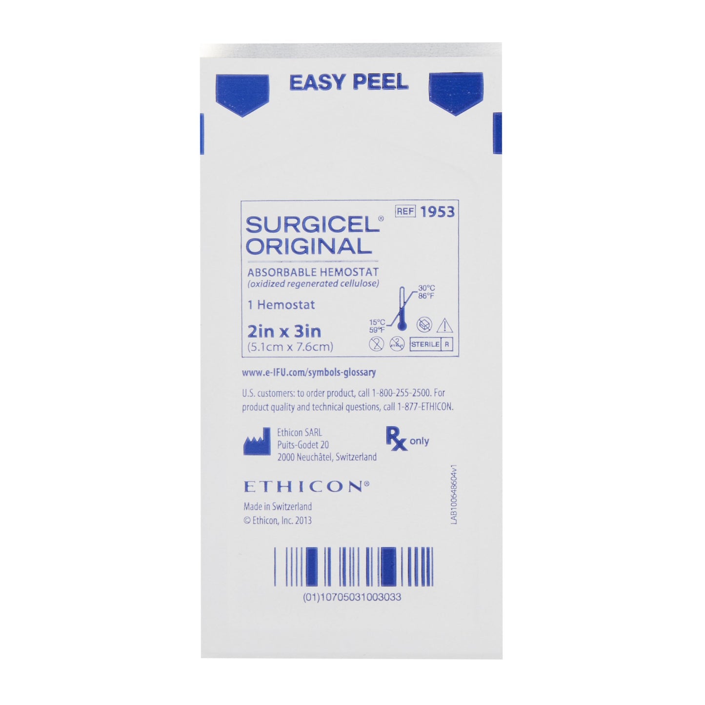 Surgicel® Absorbable Hemostat Dressing