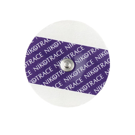Nikomed USA 6500 ECG Snap Electrode Trace1 Snap Connector Wet Gel Cloth Backing Adult Non-Radiolucent 60