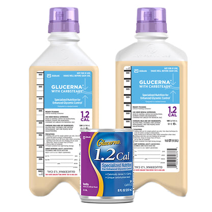 Glucerna with Carbsteady 1.2 Cal Tube Feeding Formula, 1500 mL Carton
