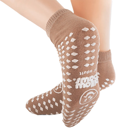 Principle Business Enterprises 1097-001 Pillow Paws Ankle High Double Imprint Terries Slipper Socks, X-Large
