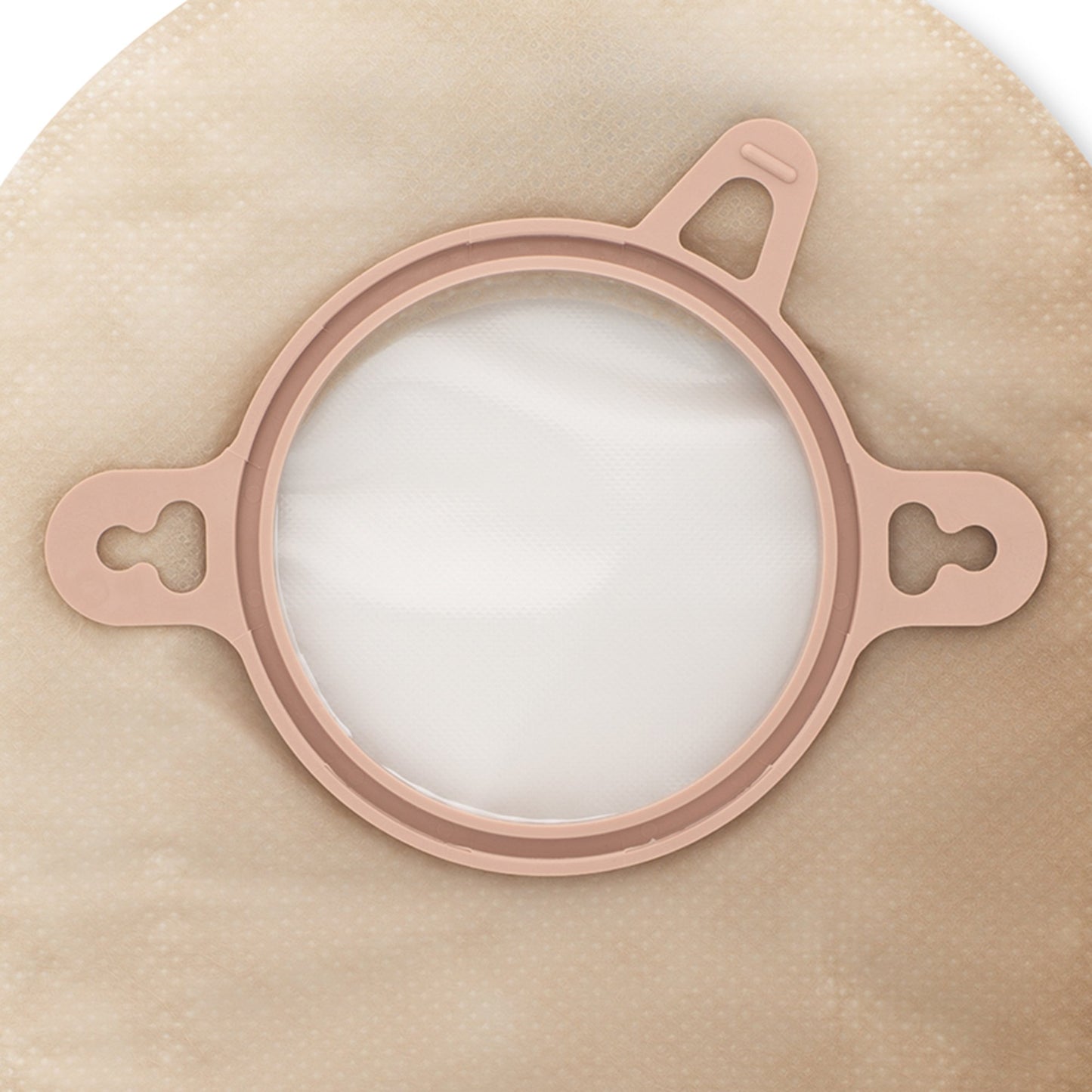 New Image™ 18293 Two-Piece Transparent Ostomy Pouch, Pre-cut to Fit 57 mm, Red