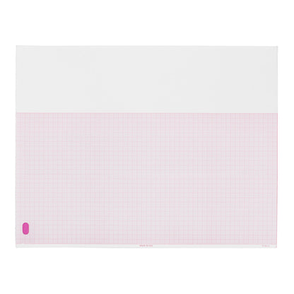 Philips ECG Recording Paper Thermal 8.5x11 Z-Fold Red Grid M3707A