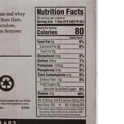 Gelatein® 20 Fruit Punch High Protein Gelatin, 4-ounce cup