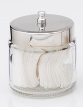 Sundry Jar Glass Clear 3 X 3 Inch