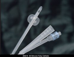 Bard 806324 Bardia Foley Catheter, 24 Fr., 30 cc, Silicone