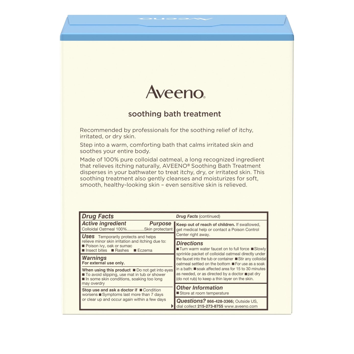 Aveeno® Soothing Bath Treatment Packets Fragrance Free