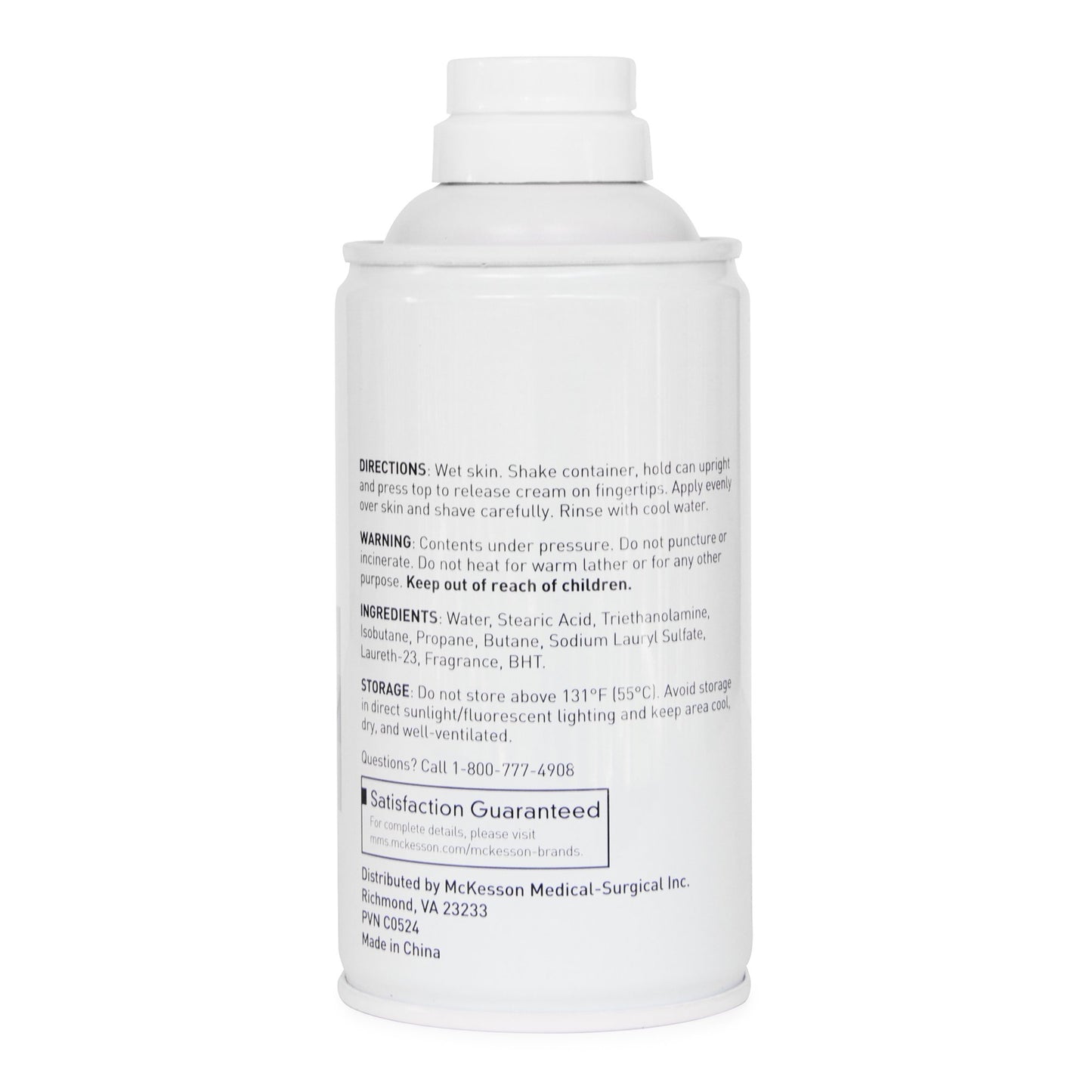 McKesson Shaving Cream, 11 oz Aerosol Can