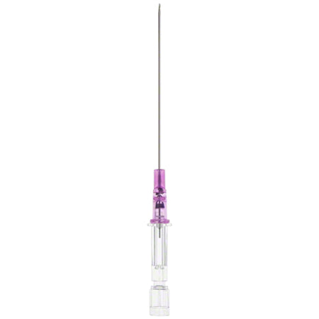 Peripheral IV Catheter Introcan Safety® Deep Access 20 Gauge 2-1/2 Inch Polyurethane Straight Hub Non Blood Control Passive Safety