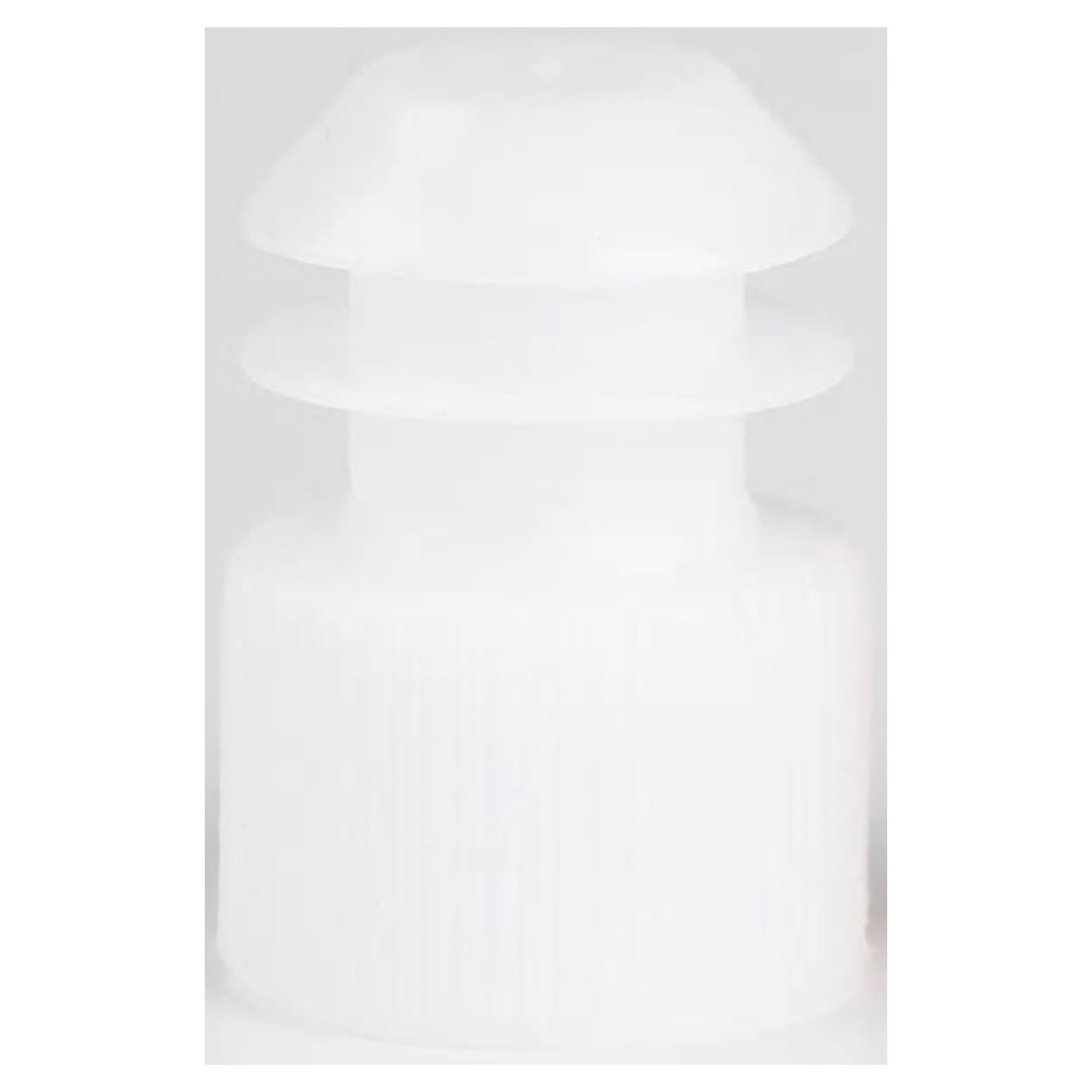 McKesson Tube Closure Flanged Plug Cap White Polyethylene 1000 per Bag