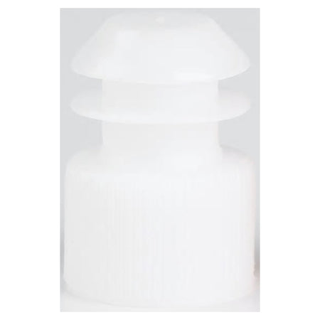 McKesson 177-118240W Tube Closure Flanged Plug Cap White Polyethylene 1000 per Bag