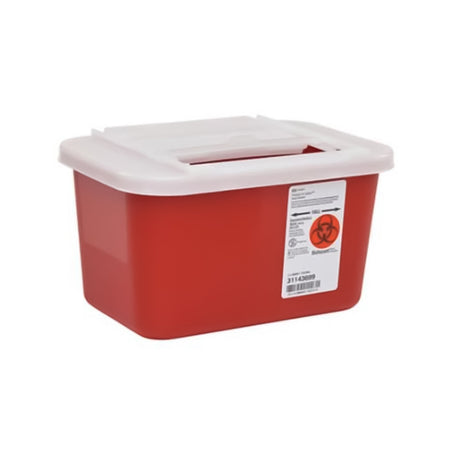 Cardinal 31143699 Health Monoject Biohazardous Sharps Container, 1 Gal., 6¼ x 7 x 10½"