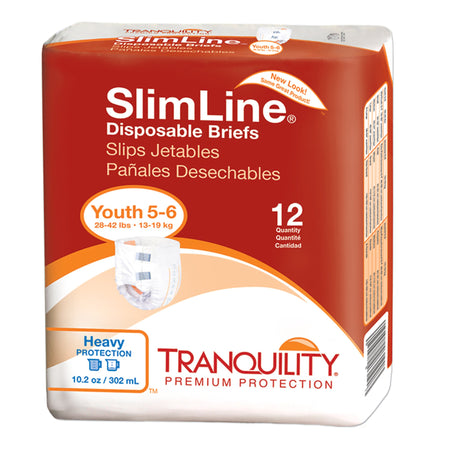 Tranquility 2112 SlimLine Incontinence Brief, Junior