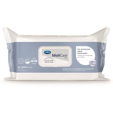 Hartmann 225600 MoliCare Scented Skin Washcloths, Soft Pack