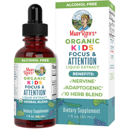 MRO MaryRuth LLC 1271770 Mary Ruth's Organic Kids Focus & Attention Liquid Drops