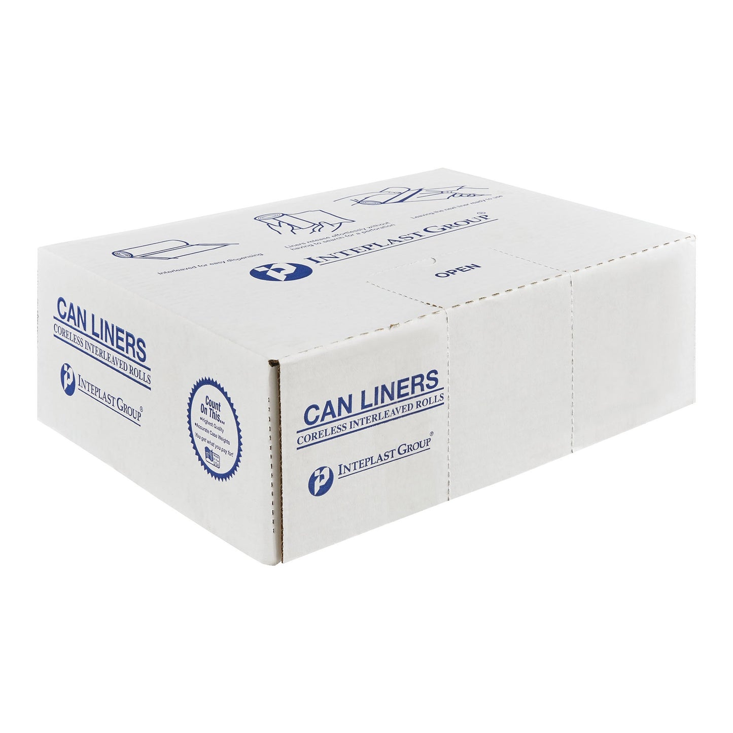 McKesson Extra Heavy Duty Clear Trash Bag, 16 gal, 0.7 Mil