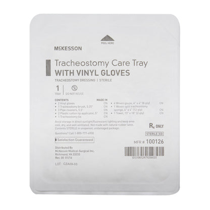 McKesson Tracheostomy Care Tray