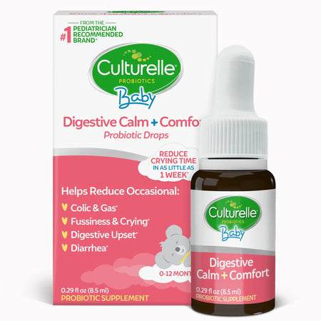 i-Health Inc 49100400525 Culturelle Baby Digestive Calm + Comfort Probiotic Drops, 0.29 ounce Bottle