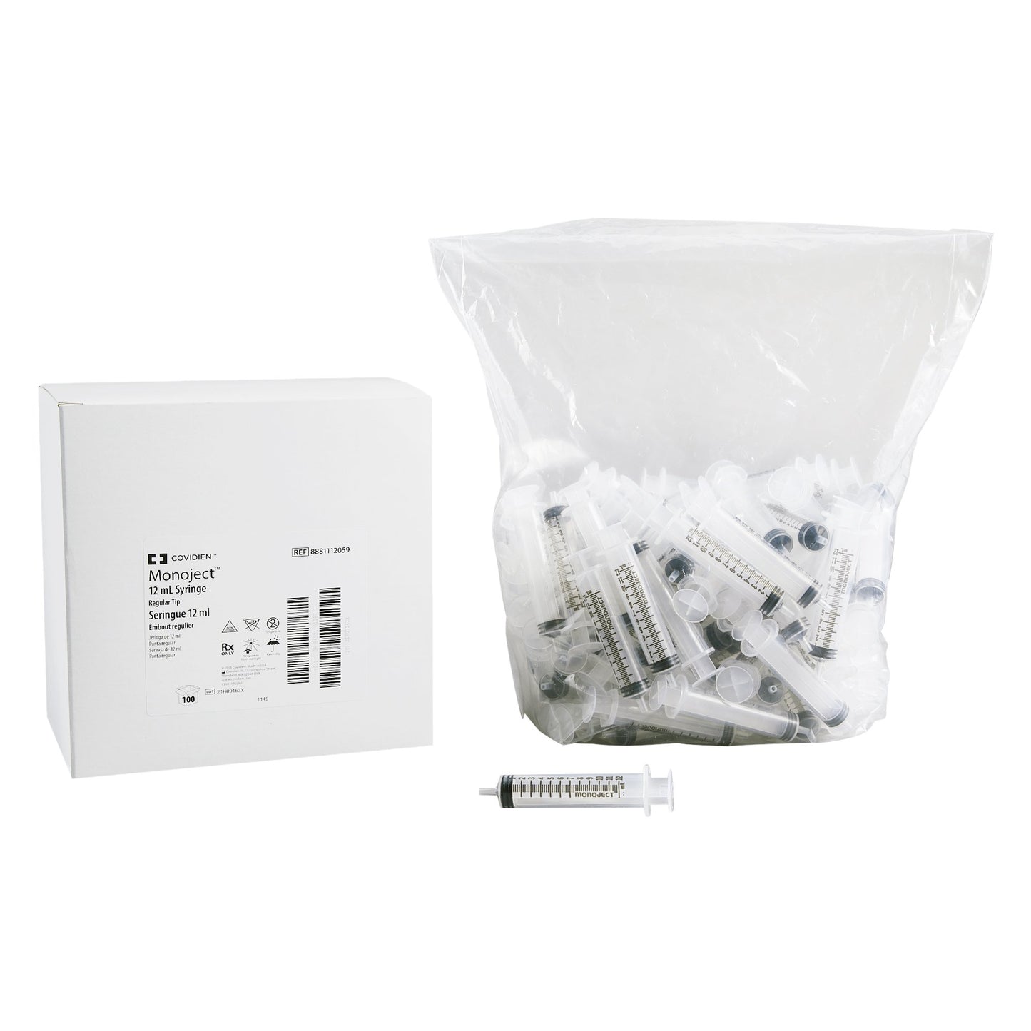 Monoject™ General Purpose Syringe, 12 mL
